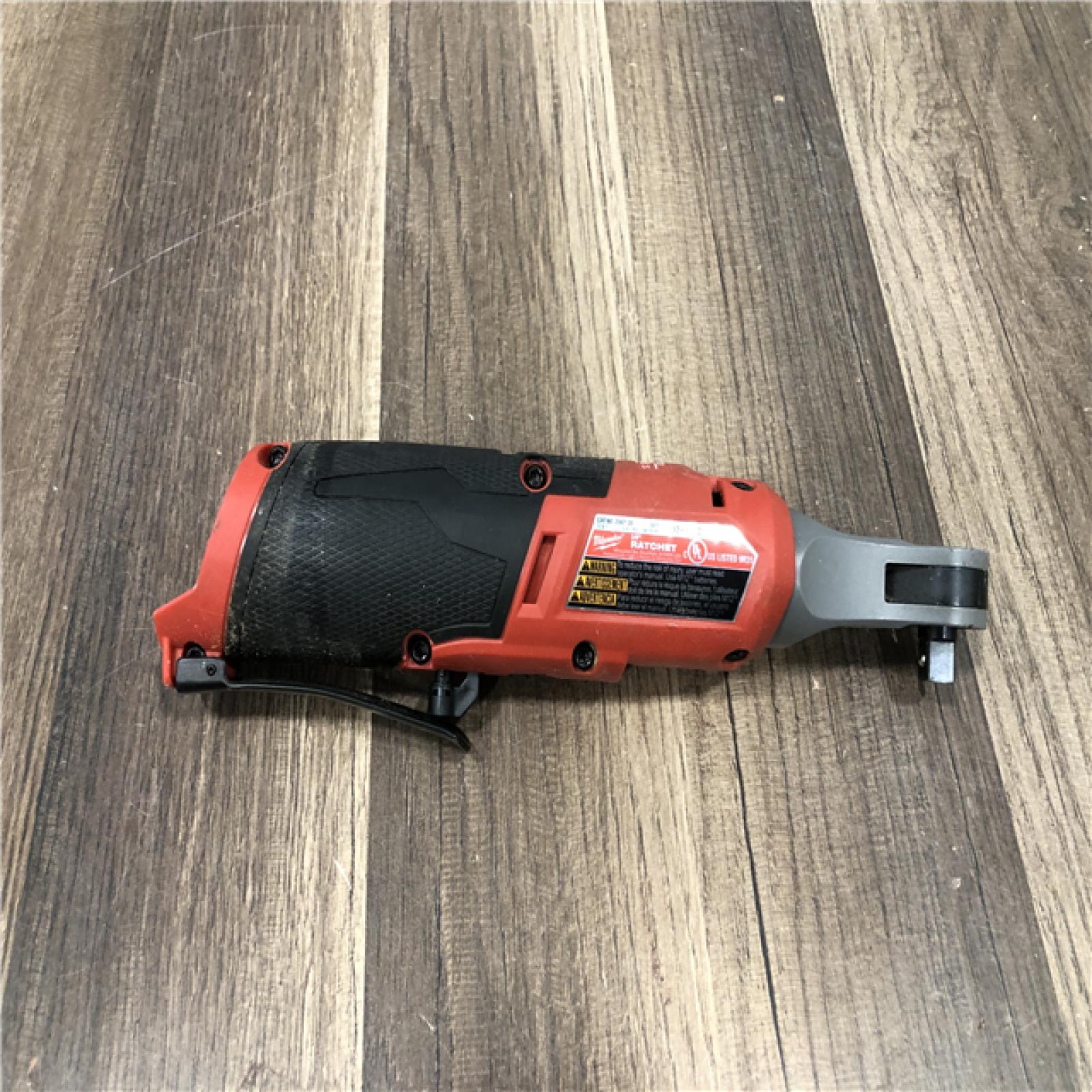 AS-IS Milwaukee FUEL 12-Volt Lithium-Ion Brushless Cordless High Speed 3/8 in. Ratchet (Tool-Only)