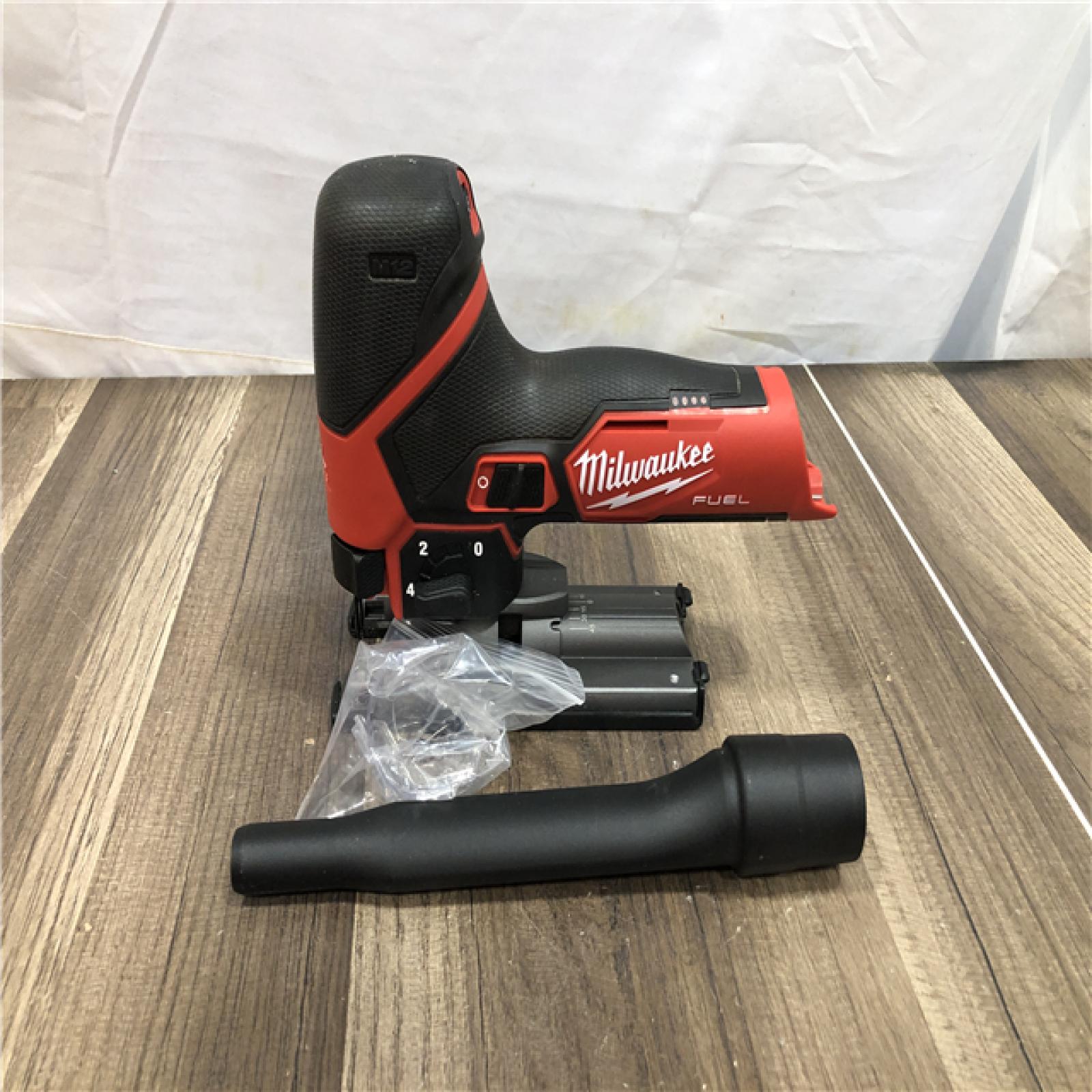 AS-IS Milwaukee M12 12V Fuel Lithium-Ion Cordless Jig Saw (Tool-Only)