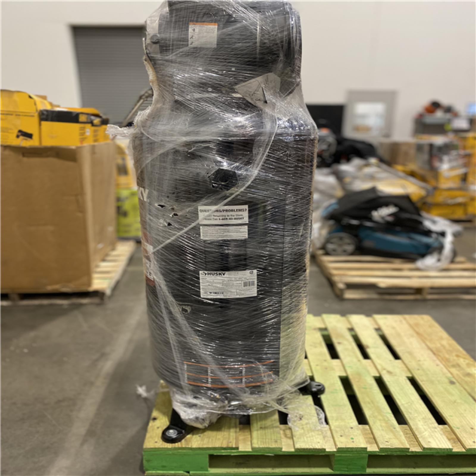 Dallas Location - As-Is Husky 60 Gal. 3.7 HP 1- 175 PSI  Electric Air Compressor