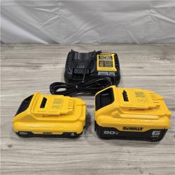AS-IS DEWALT 20V MAX 6.0Ah and 4.0Ah Battery and Charger Starter Kit