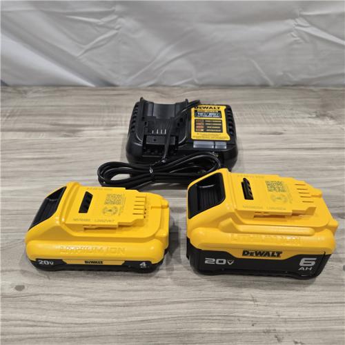 AS-IS DEWALT 20V MAX 6.0Ah and 4.0Ah Battery and Charger Starter Kit