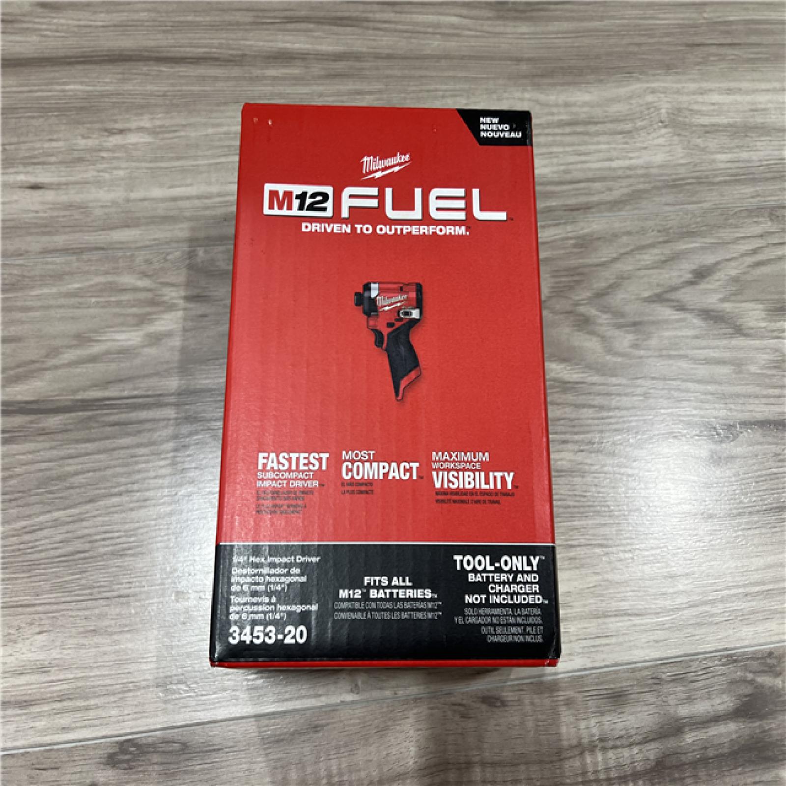 NEW Milwaukee  FUEL 12V Lithium-Ion Brushless Cordless 1/4 in. Hex Impact Driver (Tool-Only)