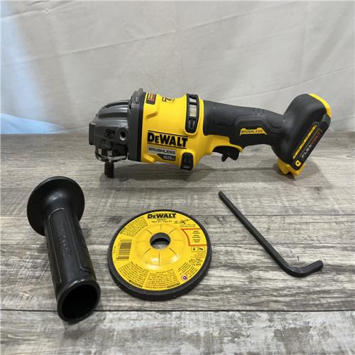 AS-IS DEWALT FLEXVOLT 60V MAX Cordless Brushless 4.5 in. to 6 in. Small Angle Grinder with Kickback Brake (Tool Only)