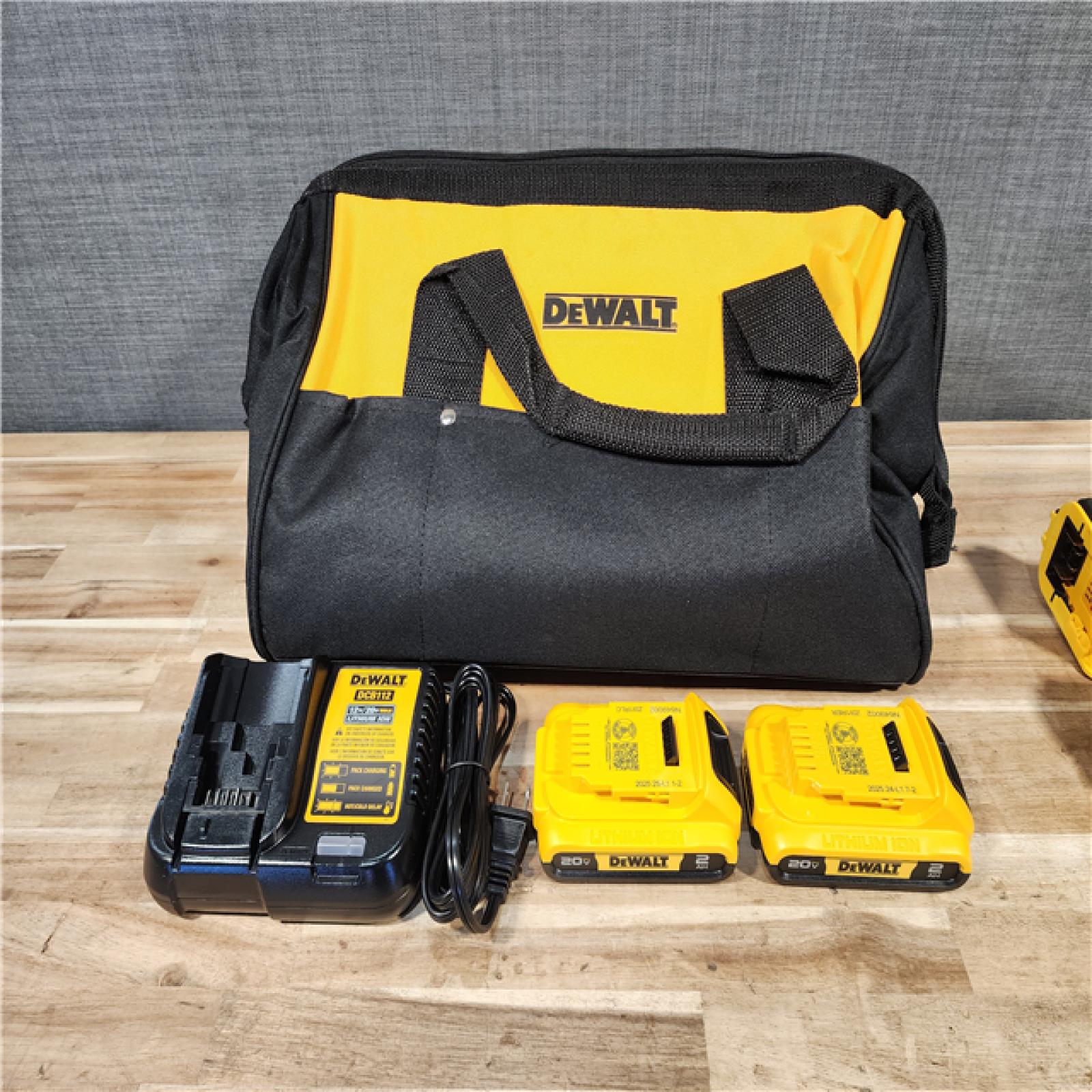 HOUSTON LOCATION - AS-IS DEWALT ATOMIC 20-Volt Lithium-Ion Cordless Brushless (3-Tool) Combo Kit