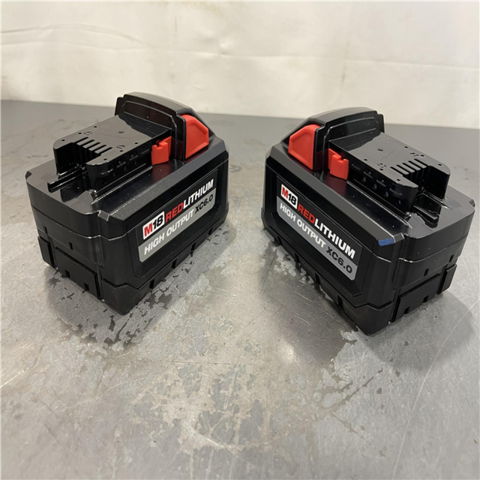 AS-IS - Milwaukee M18 18-Volt Lithium-Ion High Output Starter Kit with Two 6.0 Ah Battery and Charger