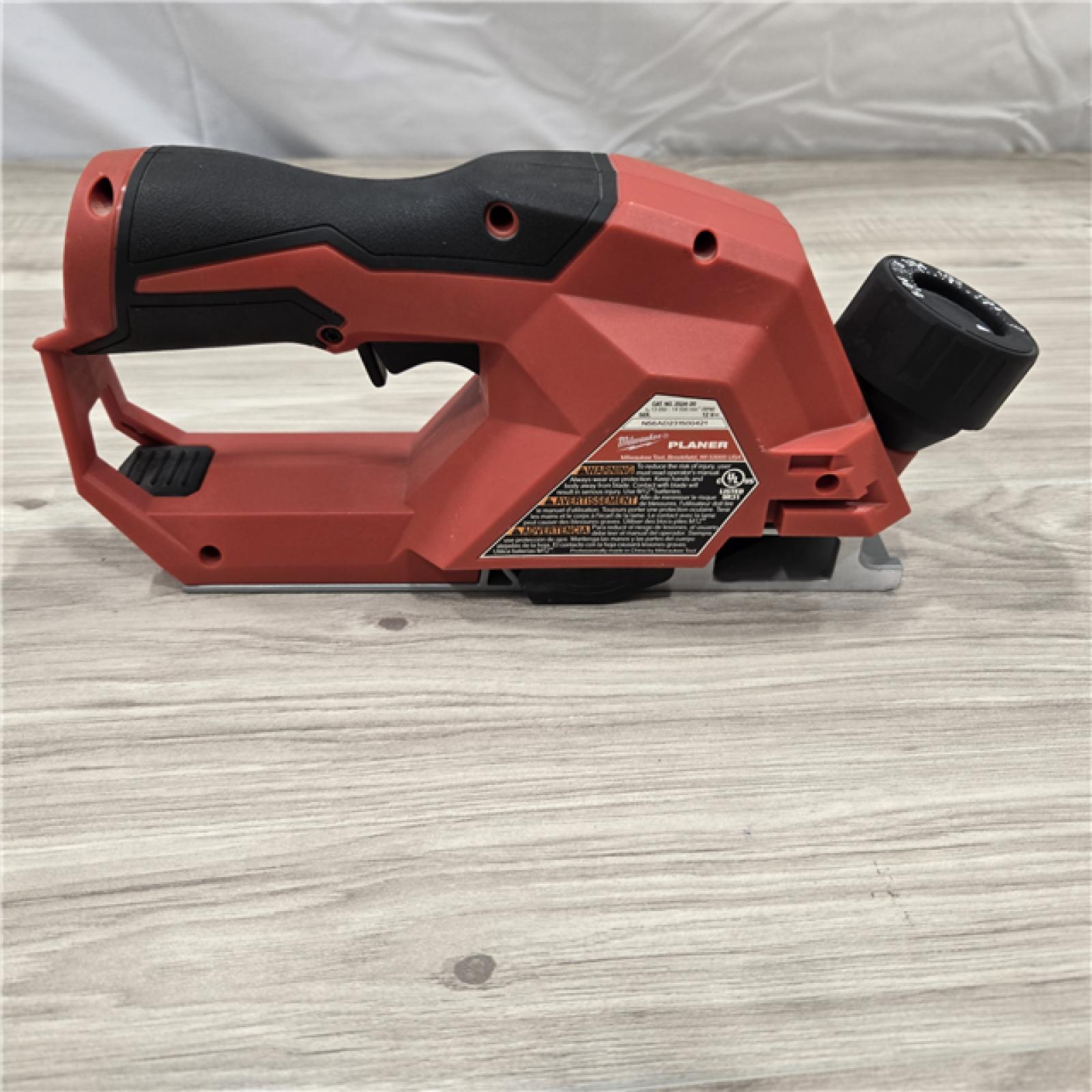 AS-IS Milwaukee M12 Brushless 2-inch Planer, Tool Only