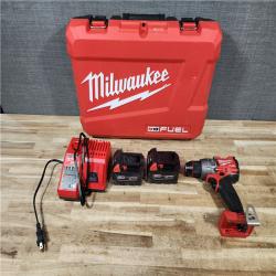 HOUSTON LOCATION - AS - IS Milwaukee FUEL 18V Lithium-Ion Brushless Cordless 1/2 in. Hammer Drill Driver Kit