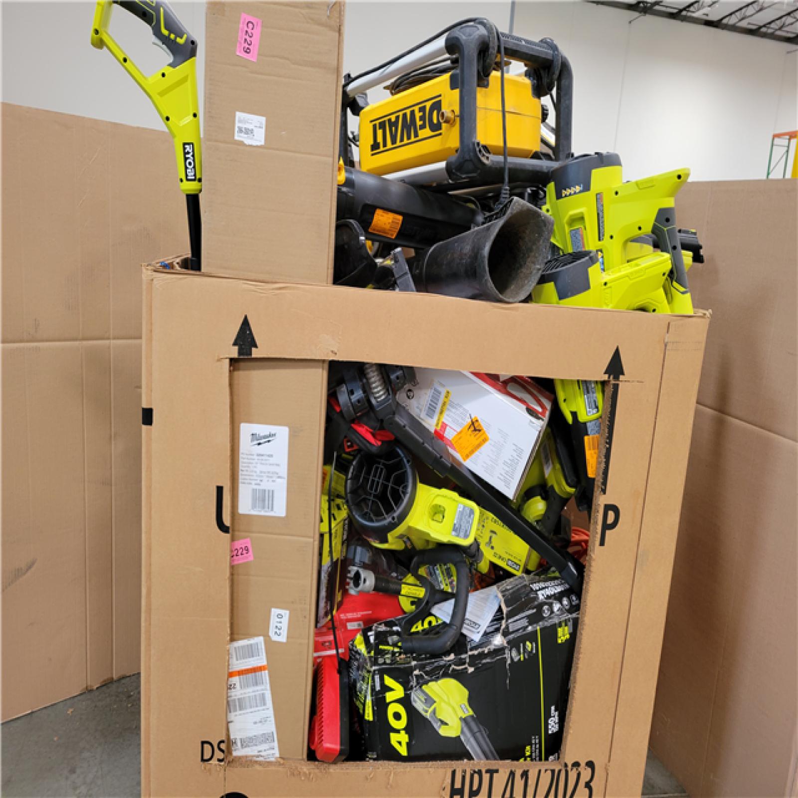 CALIFORNIA AS-IS TOOL PALLET