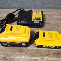 HOUSTON LOCATION - AS-IS DEWALT 3 TOOL COMBO KIT W/ (2) BATTERY & CHARGER
