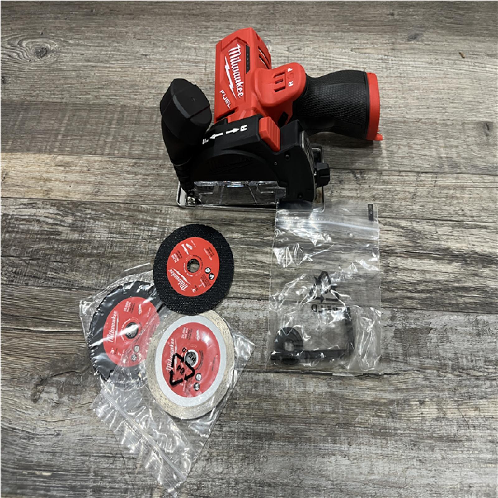 AS-IS Milwaukee FUEL 12V Lithium-Ion Brushless Cordless 3 in. Cut Off Saw (Tool-Only)