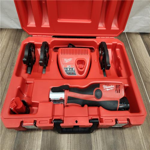 AS-IS- M12 12-Volt Lithium-Ion Force Logic Cordless Press Tool Kit (3 Jaws Included) with Two 1.5 Ah Battery and Hard Case