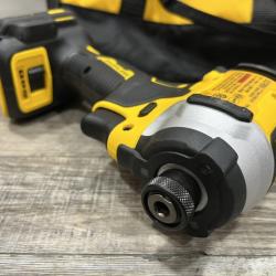 AS-IS DEWALT ATOMIC 20V MAX Lithium-Ion Cordless 1/4 in. Brushless Impact Driver Kit