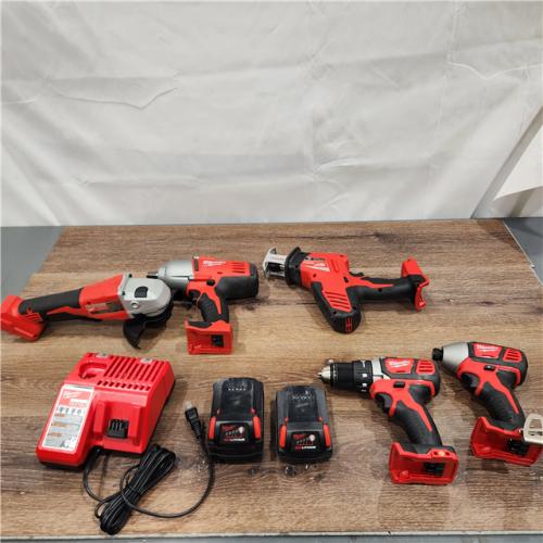 AS-IS Milwaukee M18 5Tool Combo Kit W/ 1.5Ah , 3Ah Battery & Charger
