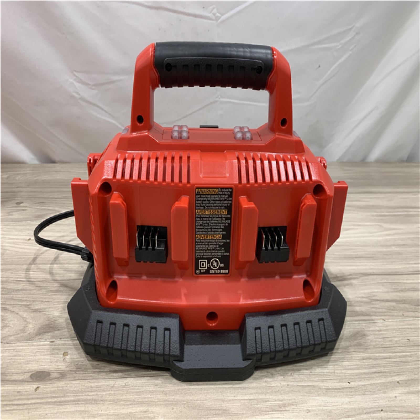 AS-IS Milwaukee M18 18-Volt Lithium-Ion 6-Port Sequential Battery Charger
