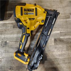 HOUSTON LOCATION - AS-IS DEWALT 20V MAX XR 15 Ga. Cordless 34 Deg Nailer 20 V