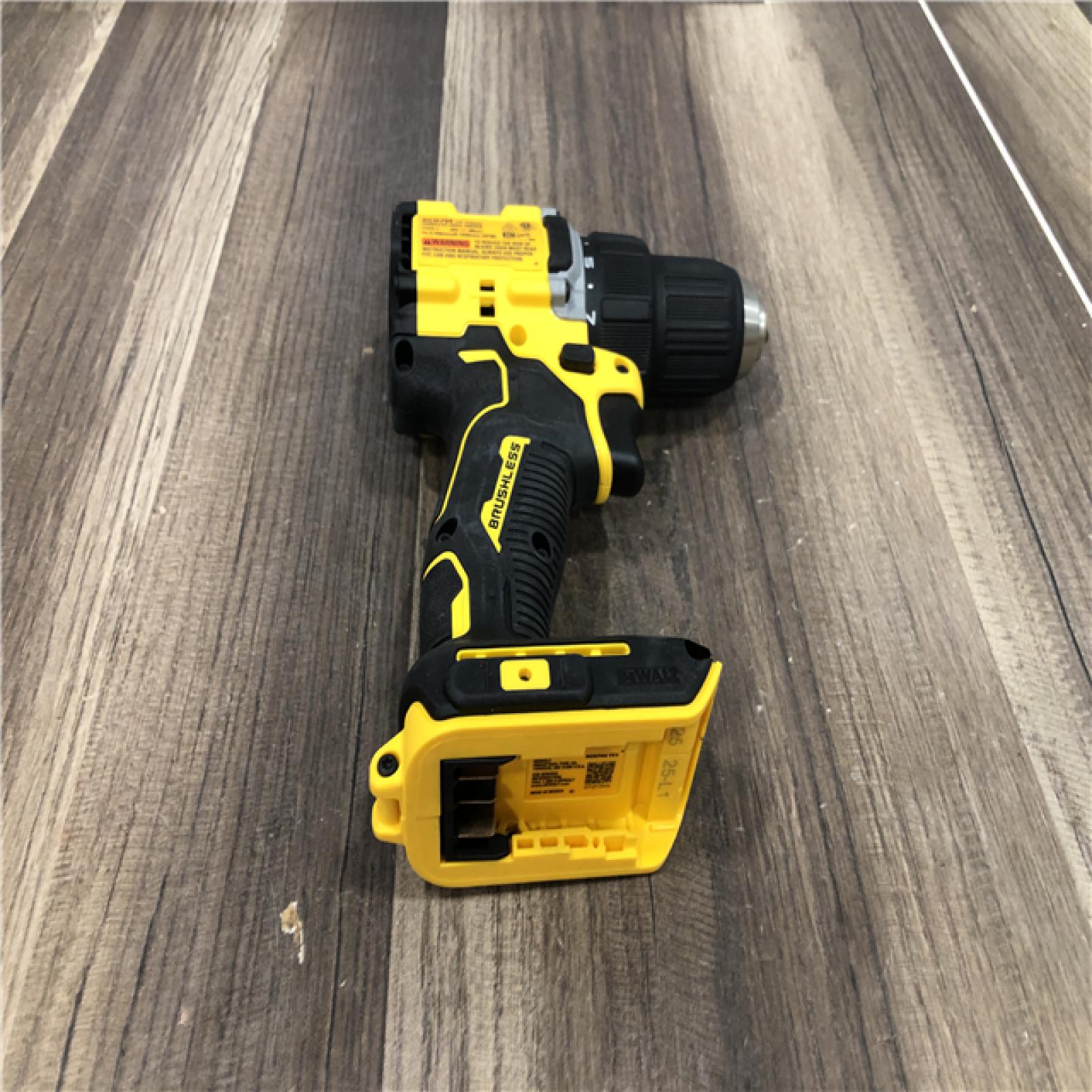 AS-IS DEWALT ATOMIC 20-Volt MAX Brushless Cordless 1/2 in. Drill Driver (Tool-Only)