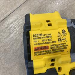 AS-IS DEWALT Atomic 20V Lithium-Ion Cordless Compact 1/2 in. Drill/Driver Kit