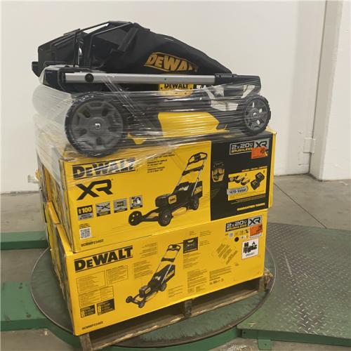 Dallas Location - As-Is DEWALT Lawn Mower Pallet