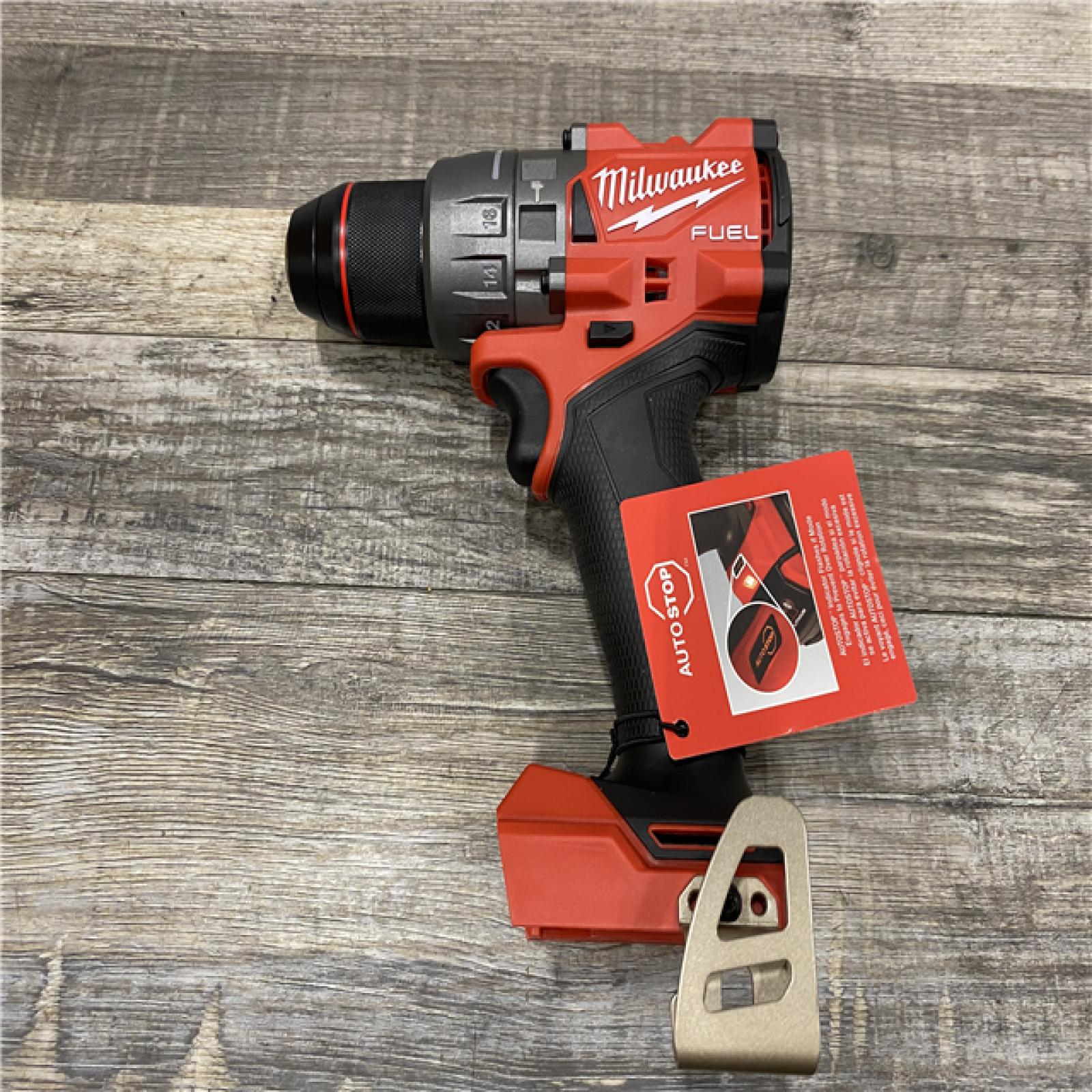 AS-IS Milwaukee FUEL 18V Lithium-Ion Brushless Cordless 1/2 in. Hammer Drill Driver Kit
