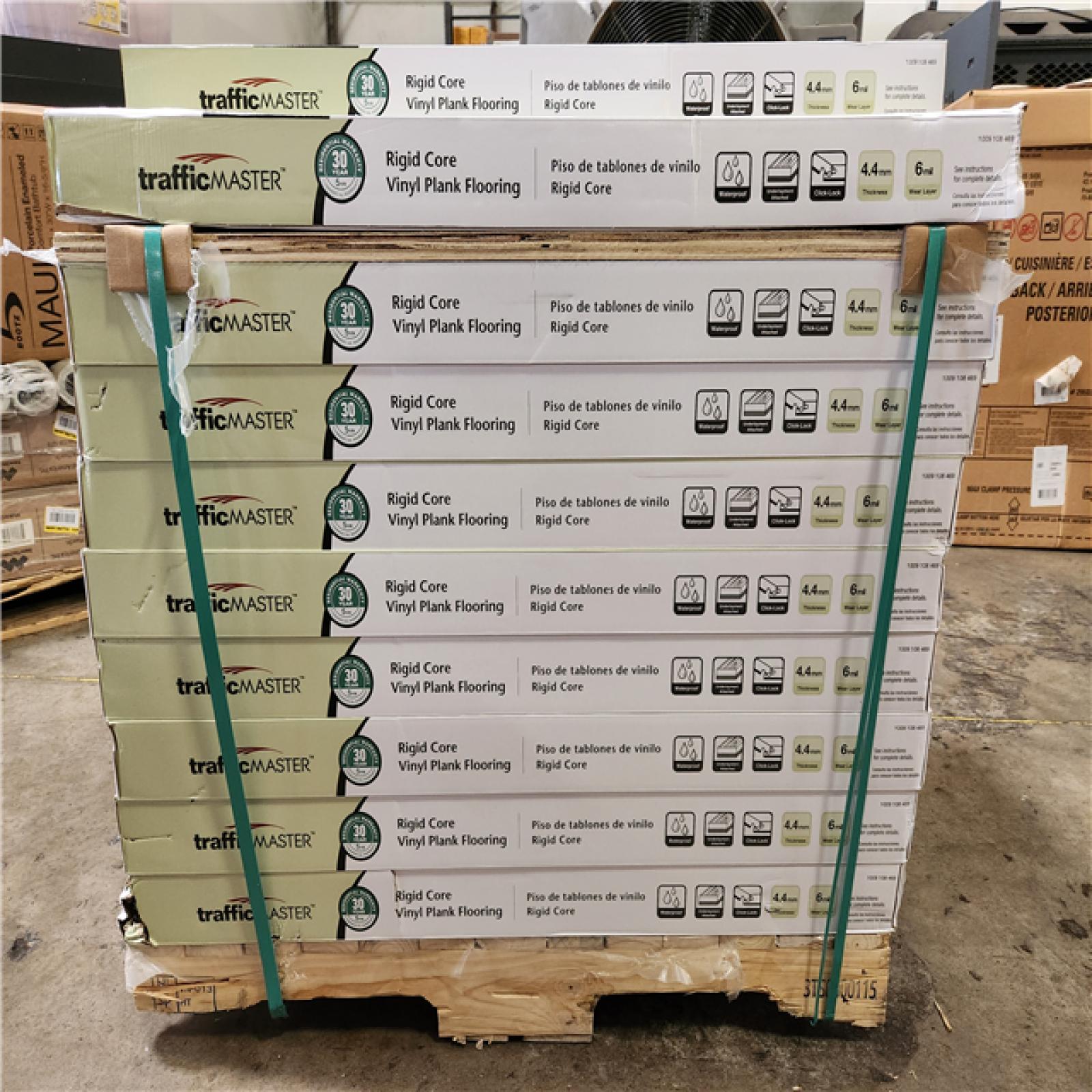 Phoenix Location TrafficMaster Breaksea Island 6 MIL x 6 in. x 36 in. Waterproof Click Lock Vinyl Plank Flooring (910 sq. ft. 38 case)