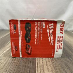 NEW! Milwaukee 18-Volt Lithium-Ion XC Starter Kit with Two 5.0Ah Batteries and Charger