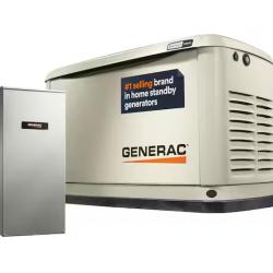 DALLAS LOCATION - Generac 22 000 Watt - Dual Fuel Air- Cooled Whole House Home Standby Generator