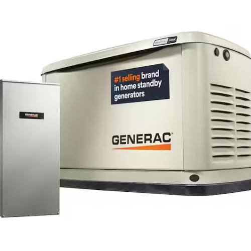 DALLAS LOCATION - Generac 22 000 Watt - Dual Fuel Air- Cooled Whole House Home Standby Generator