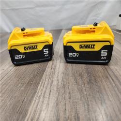 AS-IS - DEWALT 20V MAX XR Premium Lithium-Ion 5.0Ah Battery Pack (2 Pack)