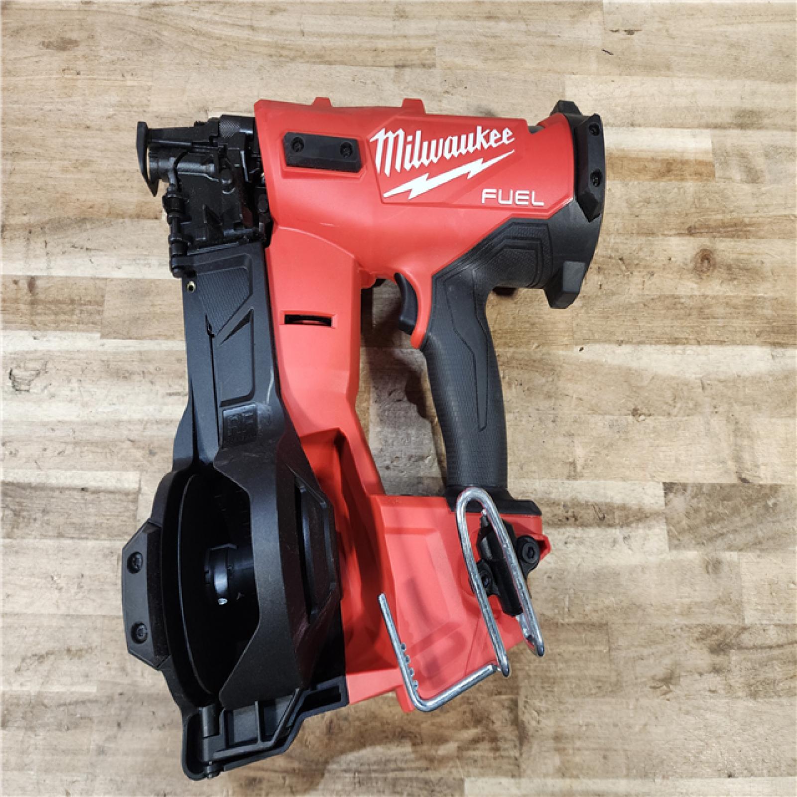 HOUSTON LOCATION - AS-IS Milwaukee FUEL 18-Volt Lithium-Ion Brushless Cordless Coil Roofing Nailer (Tool Only)