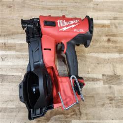 HOUSTON LOCATION - AS-IS Milwaukee FUEL 18-Volt Lithium-Ion Brushless Cordless Coil Roofing Nailer (Tool Only)