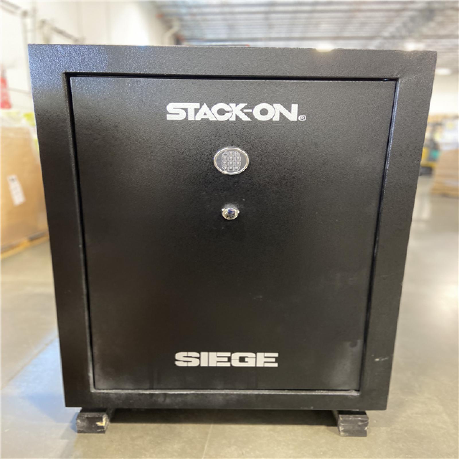 DALLAS LOCATION - STACK-ON Siege 72-Gun Fireproof with Electronic Lock Gun Safe, Black