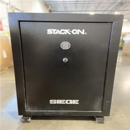 DALLAS LOCATION - STACK-ON Siege 72-Gun Fireproof with Electronic Lock Gun Safe, Black