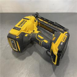 AS-IS - DeWalt 20V MAX XR 16-Gauge Electric Cordless Angled Finishing Nailer Kit