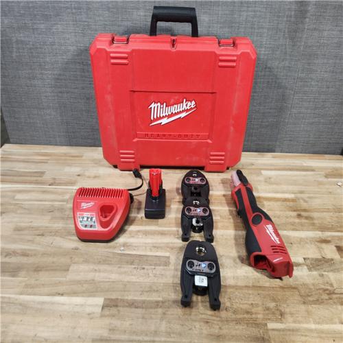 HOUSTON LOCATION - AS - IS Milwaukee 12-Volt Lithium-Ion Force Logic Cordless Press Tool Kit