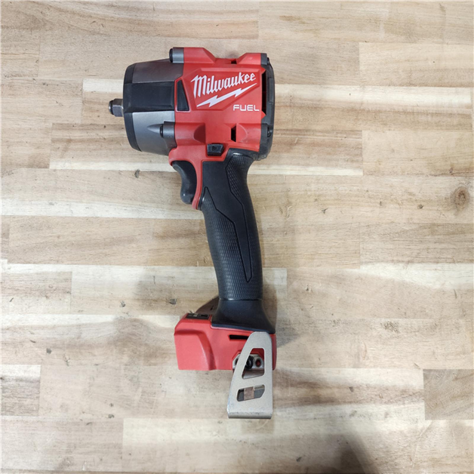 HOUSTON LOCATION - AS-IS Milwaukee FUEL GEN-2 18V Lithium-Ion Mid Torque Brushless Cordless 3/8 in. Impact Wrench with Friction Ring (Tool-Only)