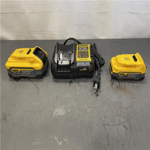 AS-IS - DeWalt 20V MAX XR POWERSTACK Lithium-Ion Battery Starter Kit
