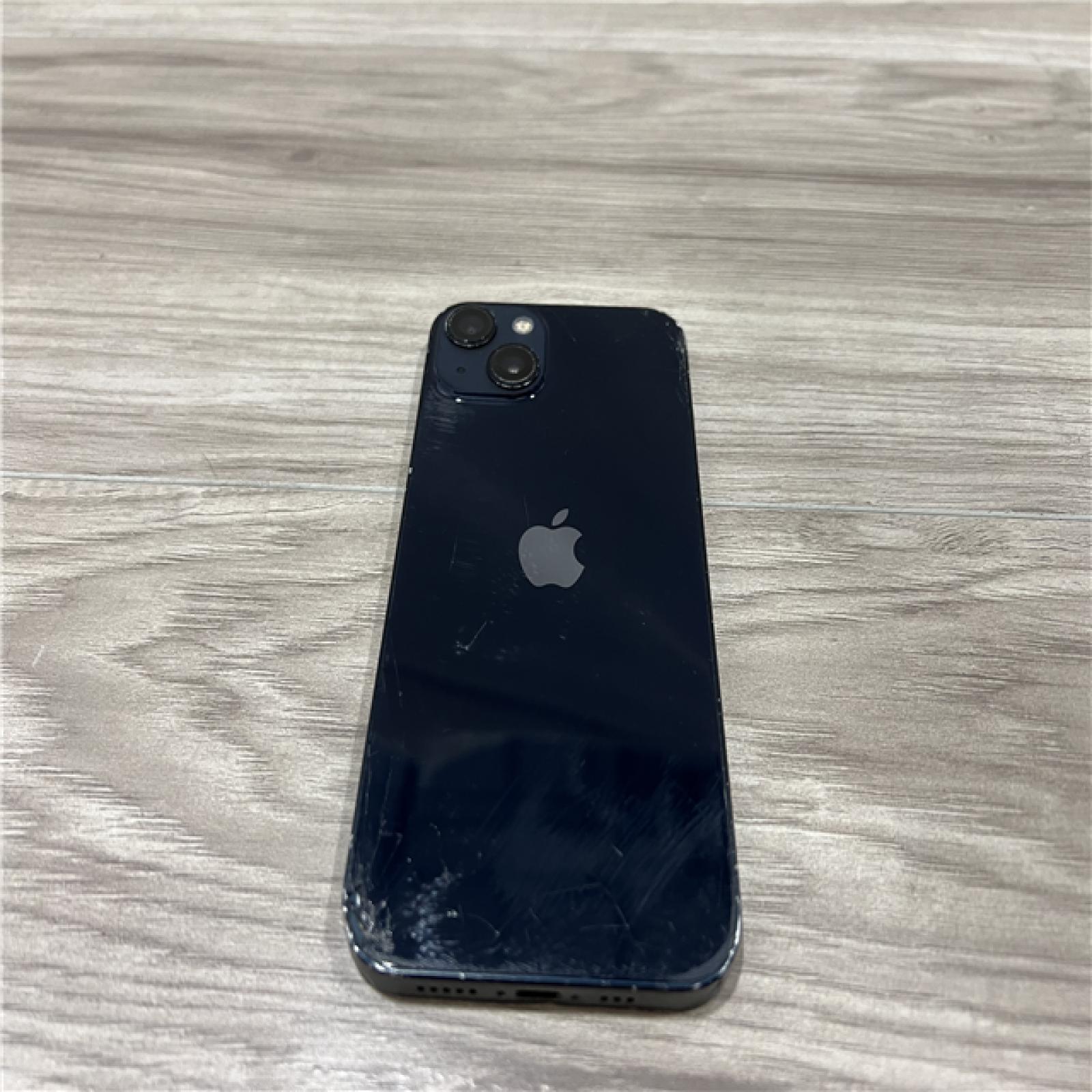 AS-IS Apple iPhone 13 128GB MLML3LL/A  Midnight