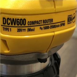 AS-IS DEWALT 20V MAX XR Cordless Brushless Fixed Base Compact Router (Tool Only)