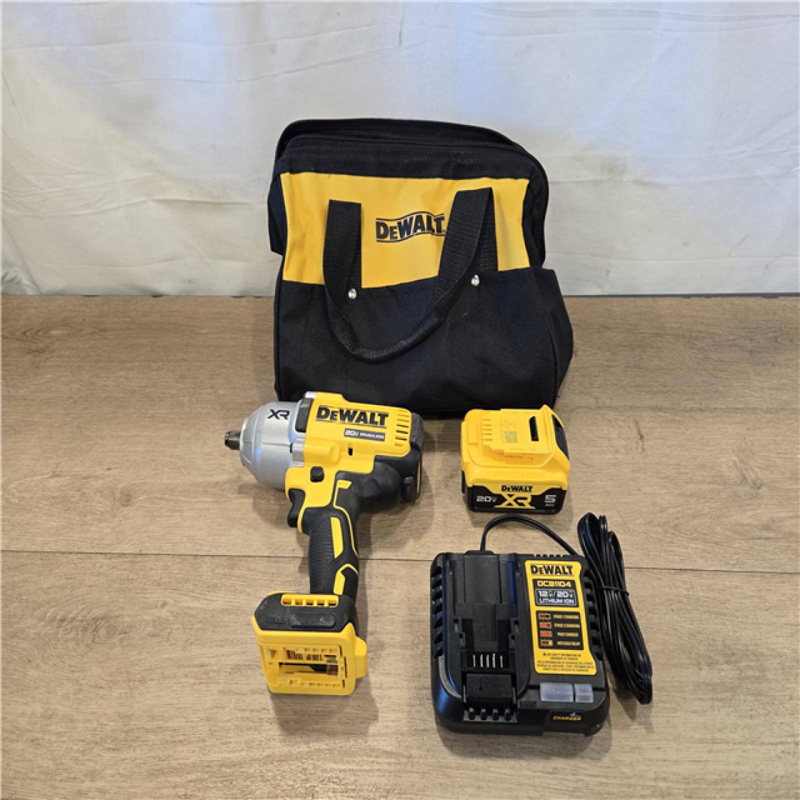 AS-IS DEWALT 20V MAX Cordless 1/2 in. Impact Wrench Kit