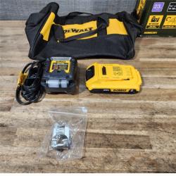 HOUSTON LOCATION - AS-IS DEWALT ATOMIC 20V MAX Lithium Ion Cordless 23 Gauge Pin Nailer Kit with 2.0Ah Battery and Charger