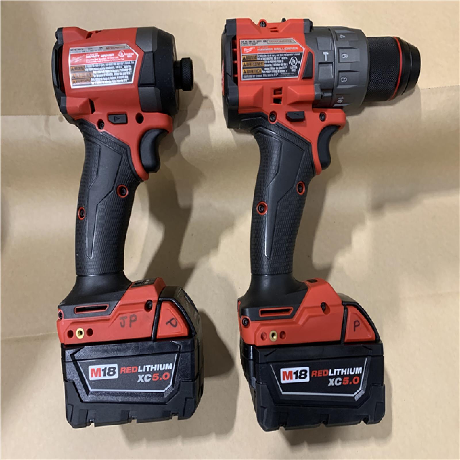 Good - MILWAUKEE FUEL 18V Lithium-Ion Brushless Cordless Hammer Drill and Impact Driver Combo Kit (2-Tool) with 2 Batteries