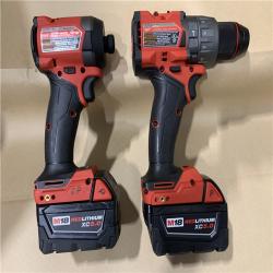 Good - MILWAUKEE FUEL 18V Lithium-Ion Brushless Cordless Hammer Drill and Impact Driver Combo Kit (2-Tool) with 2 Batteries
