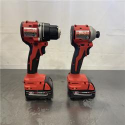 AS-IS- Milwaukee M18 Compact Brushless 2-Tool Combo Kit