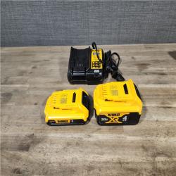 HOUSTON LOCATION - AS-IS DEWALT 4 TOOL COMBO KIT W/ (2) BATTERY & CHARGER