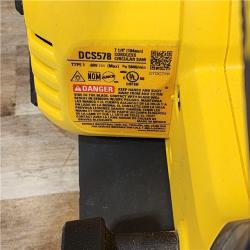 HOUSTON LOCATION - AS-IS DEWALT FLEXVOLT 60V MAX Cordless Brushless 7-1/4 in. Circular Saw with Brake (Tool Only)