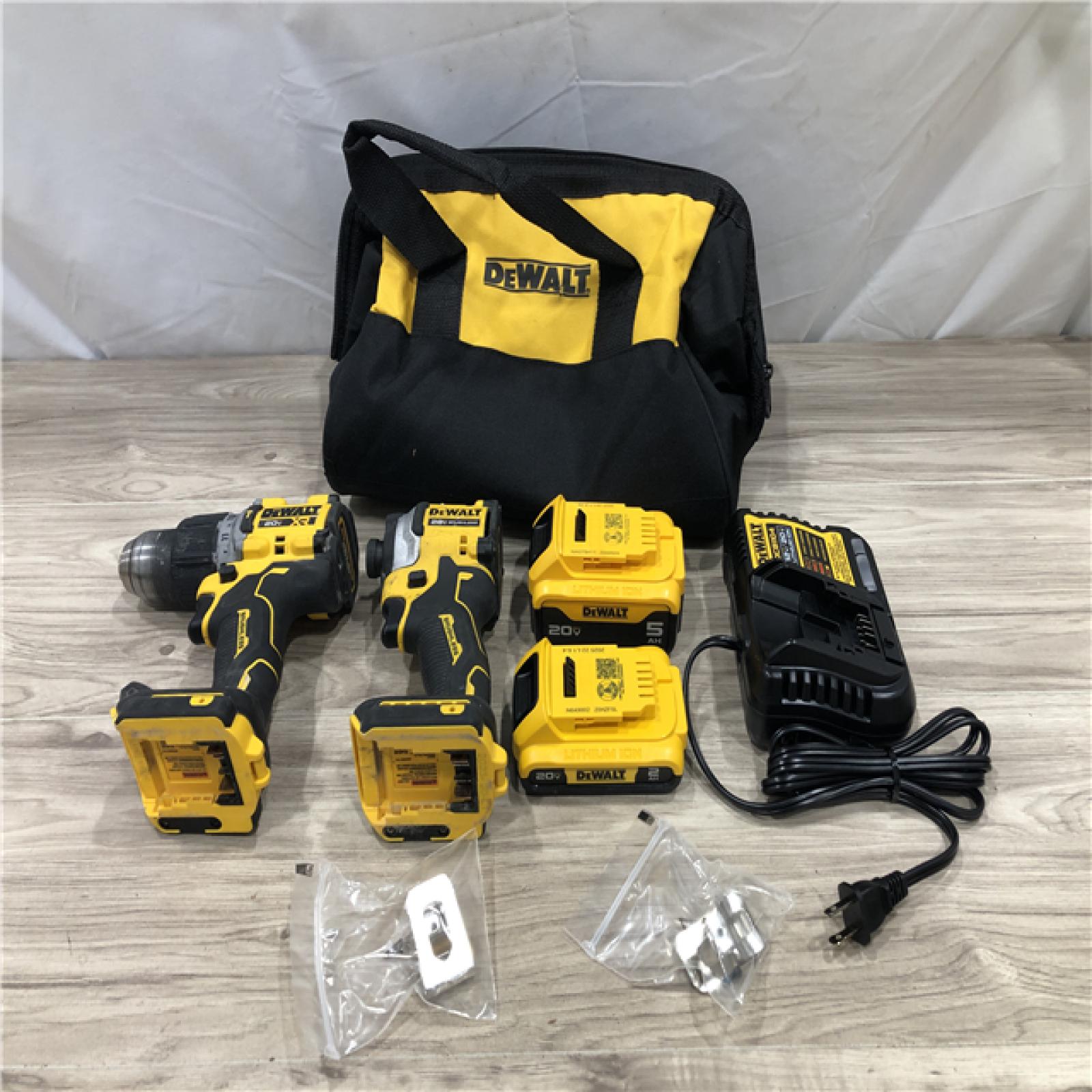 AS-IS DEWALT ATOMIC 20V MAX Lithium-Ion Cordless 2-Tool Combo Kit