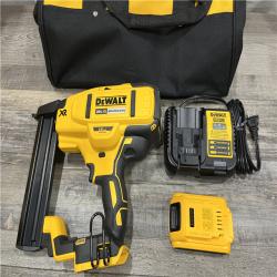 AS-IS DEWALT 20V MAX XR Lithium-Ion Cordless 18-Gauge Narrow Crown Stapler Kit