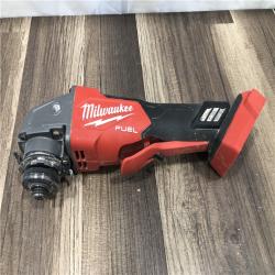 AS-IS Milwaukee FUEL 18V Lithium-Ion Brushless Cordless 4-1/2 in./5 in. Grinder w/Paddle Switch (Tool-Only)