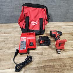 HOUSTON LOCATION - AS - IS Milwaukee 18V Lithium-Ion Brushless Cordless 1/2 in. Compact Drill/Driver with kit