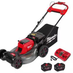 DALLAS LOCATION- NEW! MILWAUKEE M18 FUEL 21 Self-Propelled Dual Battery Mower Kit